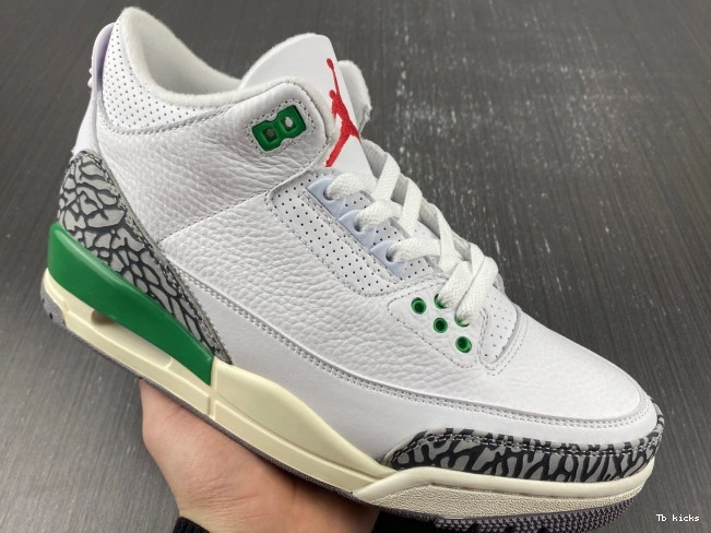 Reps TBK Retro Jordan CK9246-136 3 Green (W) Lucky 0810